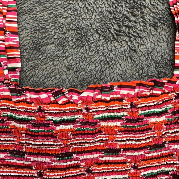 Loft Smocked Peplum Cami NWOT - Picture 7 of 12